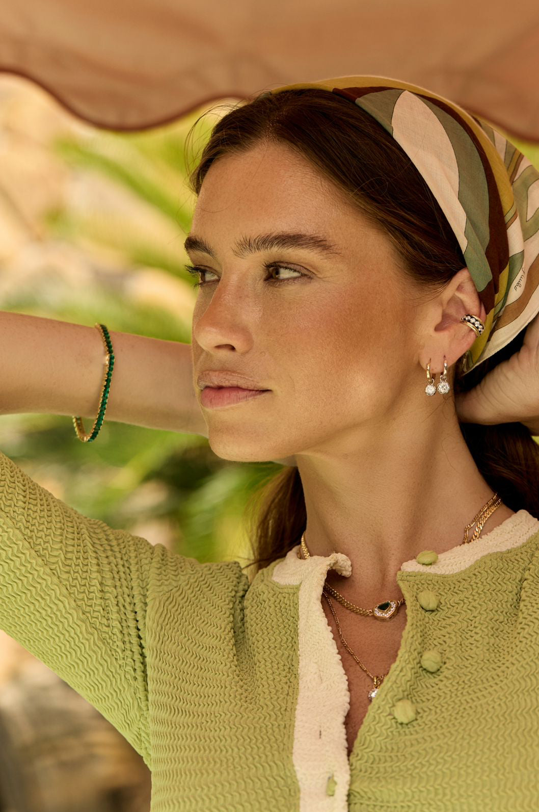 Sakura Emerald Bracelet