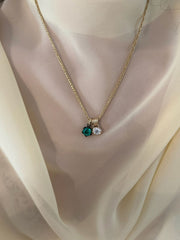 Colombia Coloured Drop Necklace