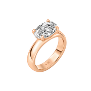 Amalfi East-West Oval Diamond Ring