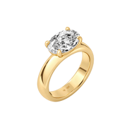Amalfi East-West Oval Diamond Ring