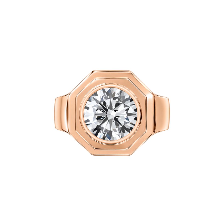Aspen Chunky Bezel Pinky Ring