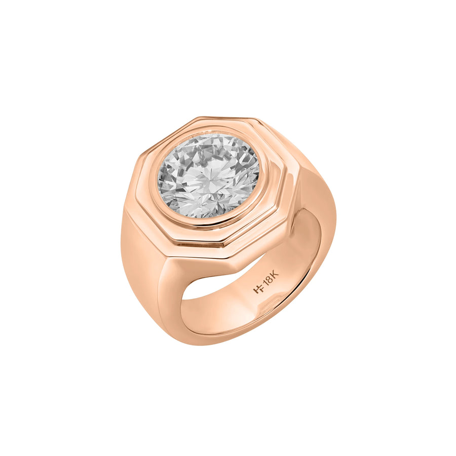Aspen Chunky Bezel Pinky Ring