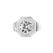 Aspen Chunky Bezel Pinky Ring