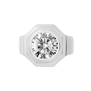 Aspen Chunky Bezel Pinky Ring