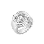 Aspen Chunky Bezel Pinky Ring