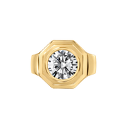 Aspen Chunky Bezel Pinky Ring