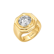 Aspen Chunky Bezel Pinky Ring