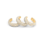 Capri Diamond Pavé Ear Cuff Set