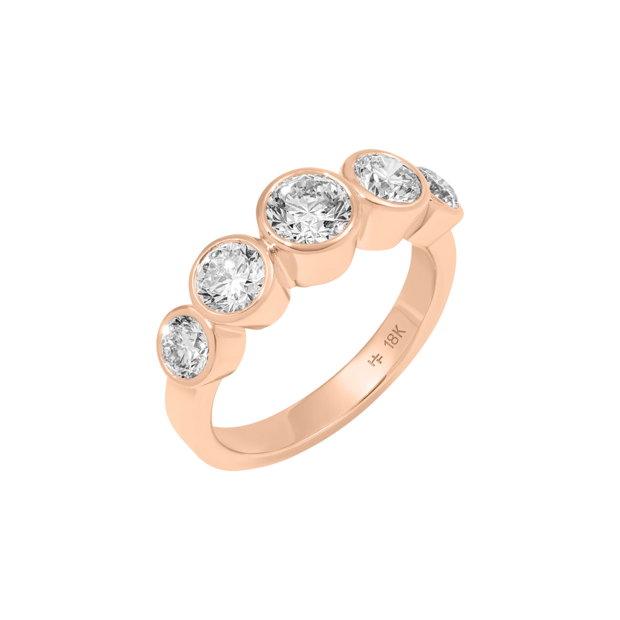 Deia Five Stone Diamond Ring