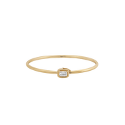 Geneva Emerald Cut Diamond Bangle