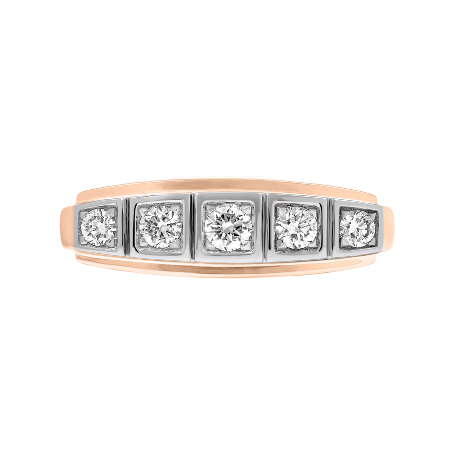 Marbella Five Stone Bezel Ring