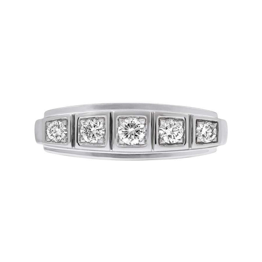 Marbella Five Stone Bezel Ring