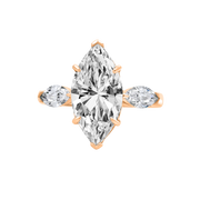 Formentera Marquise-Cut Three Stone Ring