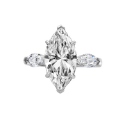 Formentera Marquise-Cut Three Stone Ring
