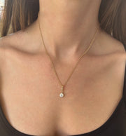Oslo Round Diamond Pendant