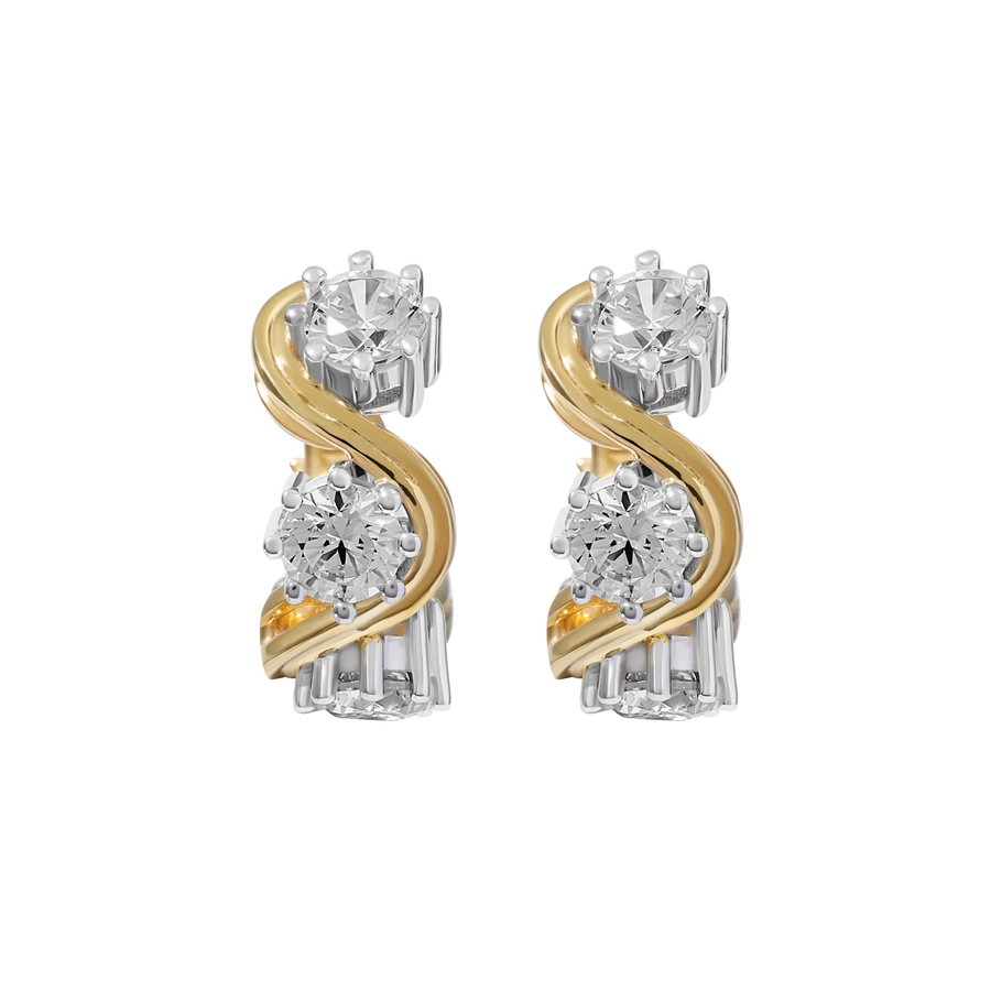 Saint Tropez Diamond Hoops