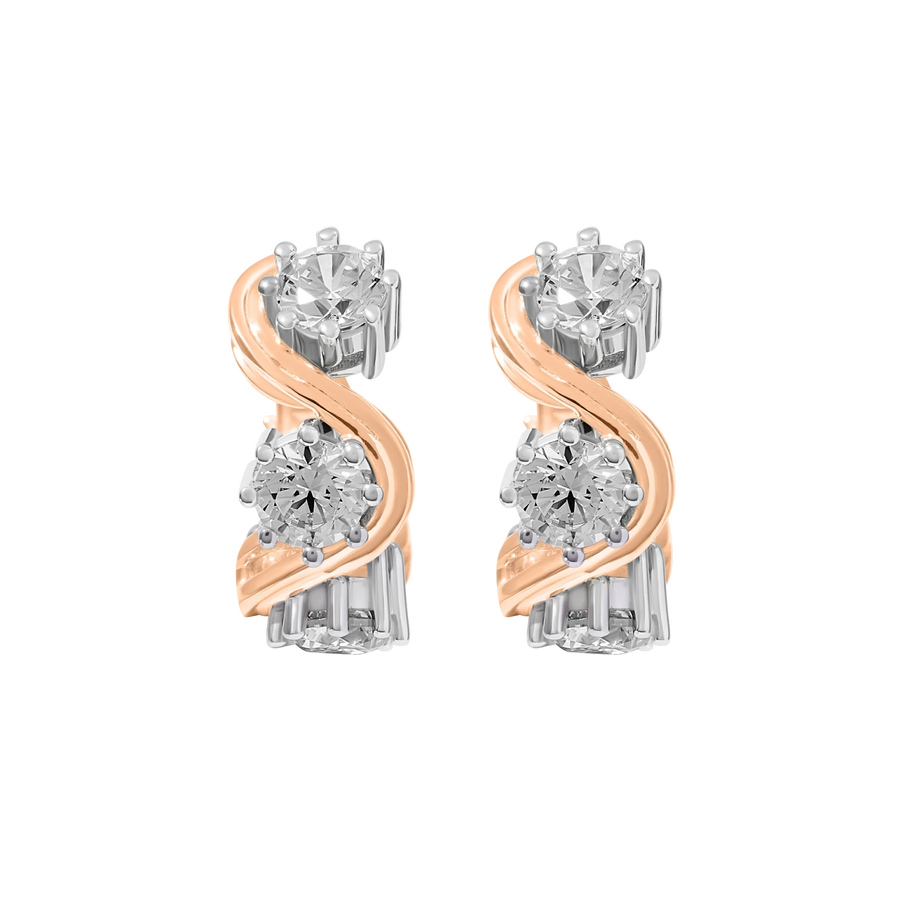 Saint Tropez Diamond Hoops