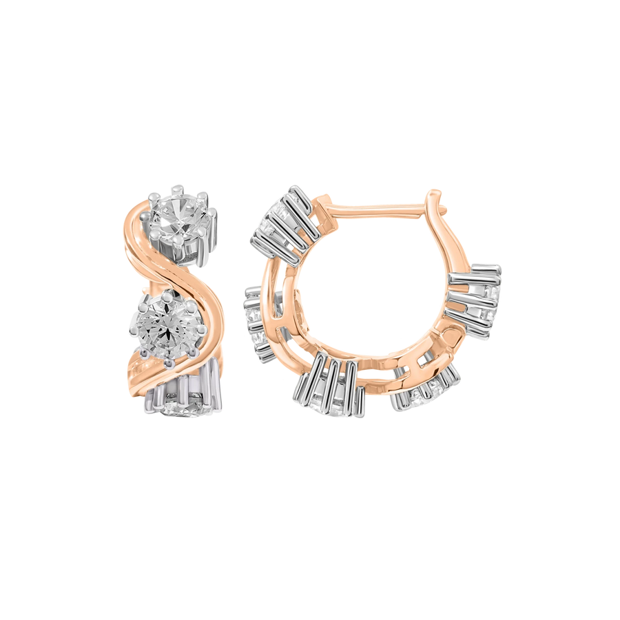 Saint Tropez Diamond Hoops