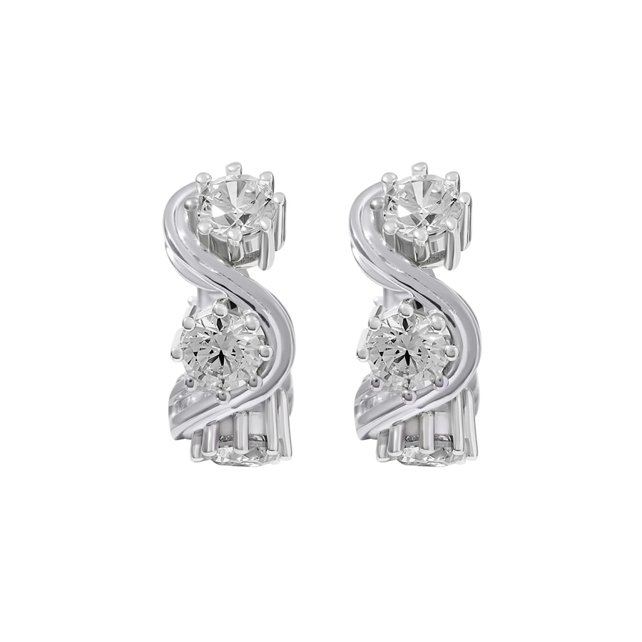 Saint Tropez Diamond Hoops