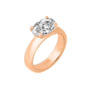 Amalfi East-West Oval Diamond Ring
