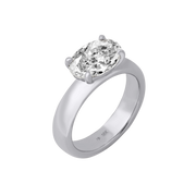 Amalfi East-West Oval Diamond Ring