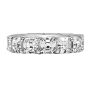 Istanbul Asscher Diamond Ring white gold