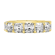 Istanbul Asscher Diamond Ring yellow gold