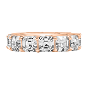 Istanbul Asscher Diamond Ring rose gold