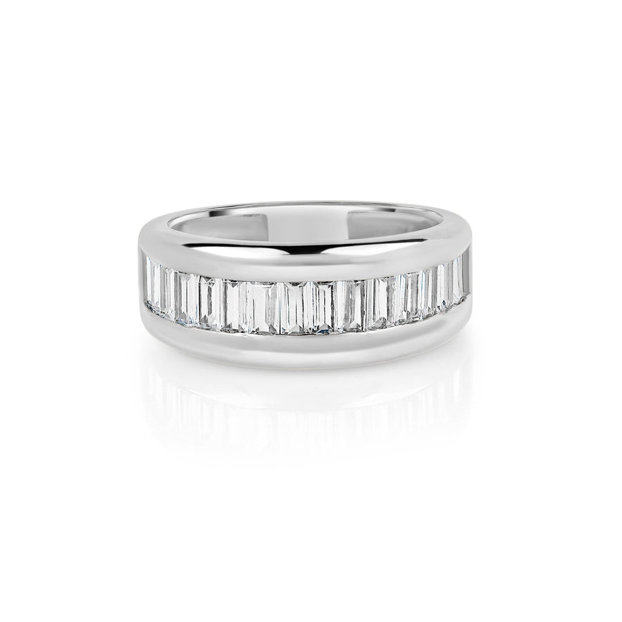 Seoul Diamond Baguette Ring white gold