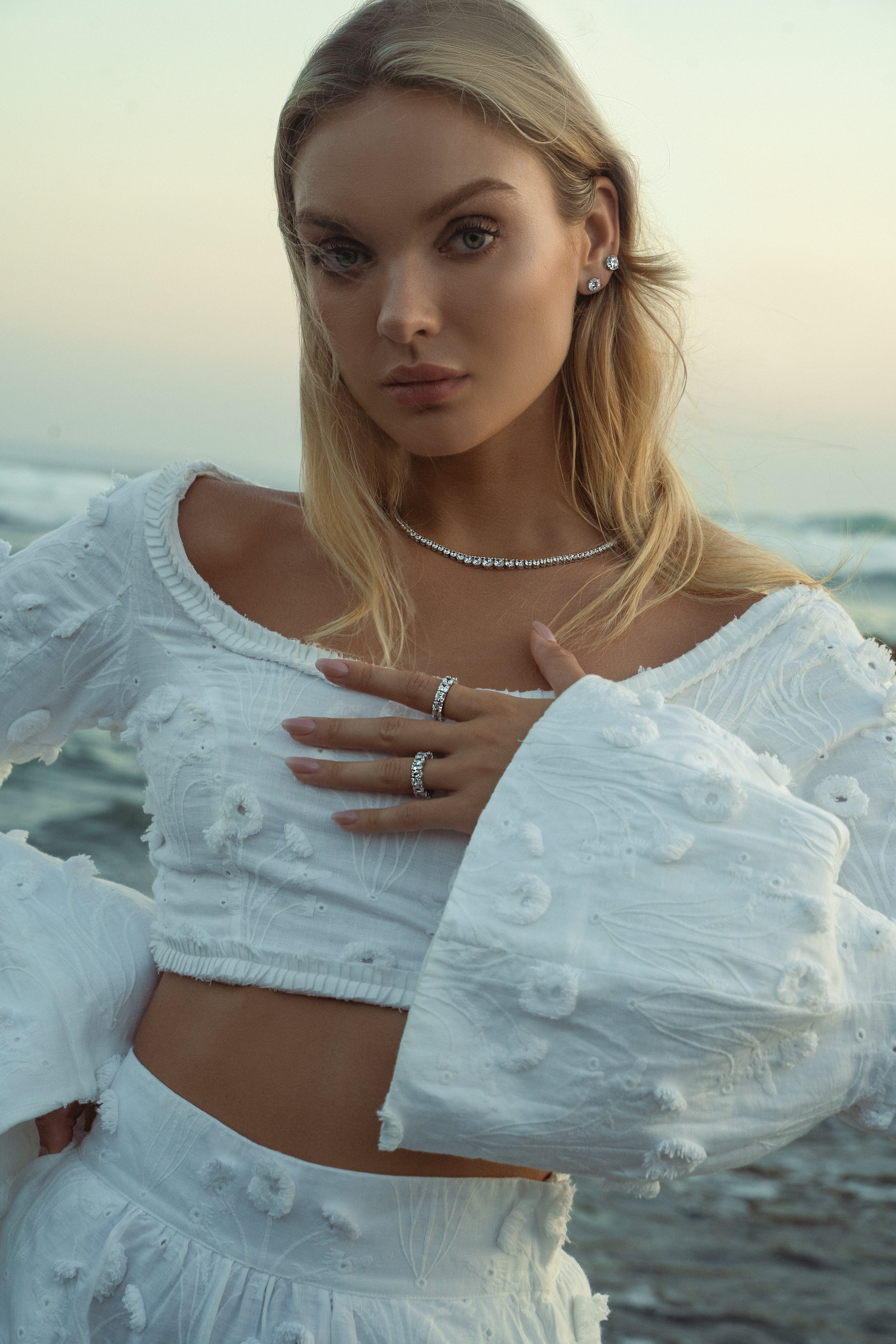 Morocco Diamond Riviera Tennis Necklace